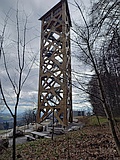 Hasenbergturm am Waldrand ob Widen, eingeweiht 2021