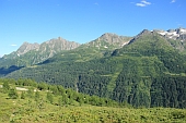 Alpe
                  di Pesciora oberhalb Ronco (Bedretto); Bild:
                  W.Fischer