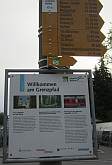 Grenzpfad
                    Napfbergland, Wegweiser in Langenthal