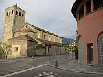 Kirche Muralto beim Bahnhof Locarno