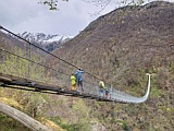 Hängebrücke Curzutt - San
                    Defendente