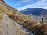 Panoramaweg am Zielhang Calanda oberhalb Chur