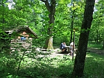 Picknickhütte Refuge oberhalb Hôpital St-Loup