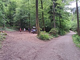 Picknickplatz mit Feuerstelle oberhalb Ganterschwil