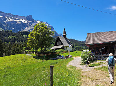 Ahornkapelle und Berggasthaus Ahorn ob Weissbad, Mai 2026