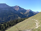 Blick auf Col du Pillon und Bergstation Glacier3000