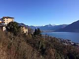 Lago Maggiore, Blick
                      Richtung Tenero / Bellinzona