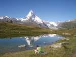 Leisee mit
          Matterhorn