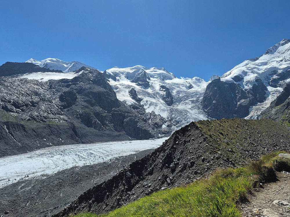 Morteratschgletscher mit Seitenmor�ne