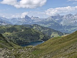 Traumaussicht vom Bergmattlisee �ber die Glarner Alpen