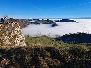 Vogelberg, hchster Gipfel vom Kt.Baselland, Nov.2024