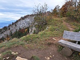 Blick ber die imposante Wandflue bei Obergrenchenberg, Okt.24 WS