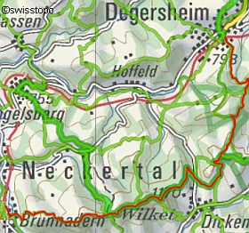 Wanderlandkarte