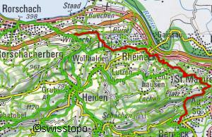 Karte Schweizmobil
