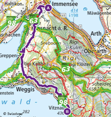 Wanderlandkarte