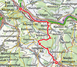 Karte SchweizMobilPlus