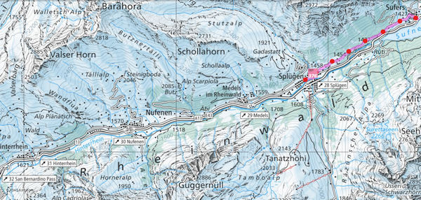 Karte SchweizMobil