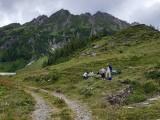 Picknick auf der Alpe Cristallina
