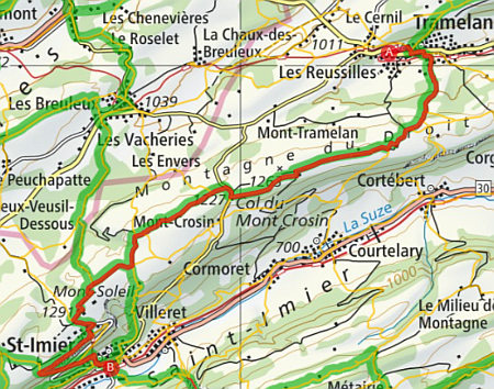 3: Tramelan - St-Imier