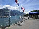 Flelen Schiffstation, Banner Weg der
                  Schweiz