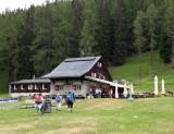Parkhütte und
                  Bergrestaurant Varusch im Val Trupchun, Nationalpark