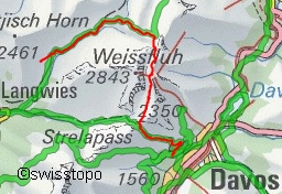 gezeichnet mit SchweizMobil-Karte