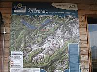 Info-Tafel an der Bergstation Männlichen