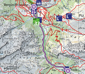 Bahnlehrpfad Preda - Berg�n