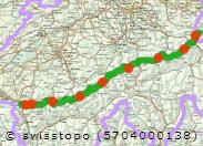 map Alpenpassroute