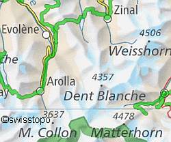 Swisstopokarte Schweizer Wanderwegnetz